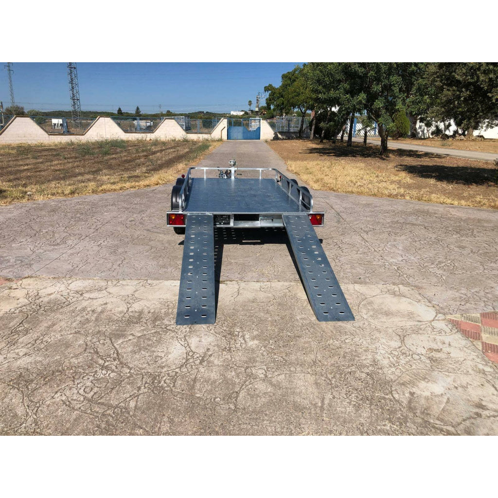 Remolque plataforma porta buggie galvanizado