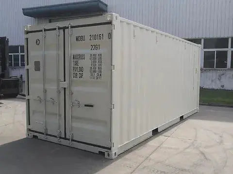 Contenedor marítimo 20 pies dry van blanco – nuevo