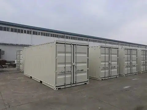 Contenedor marítimo 20 pies dry van blanco – nuevo