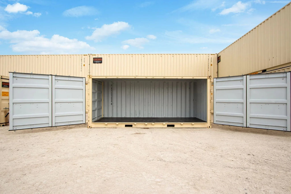 Contenedor de envío estándar de 20 pies con lado abierto – nuevo