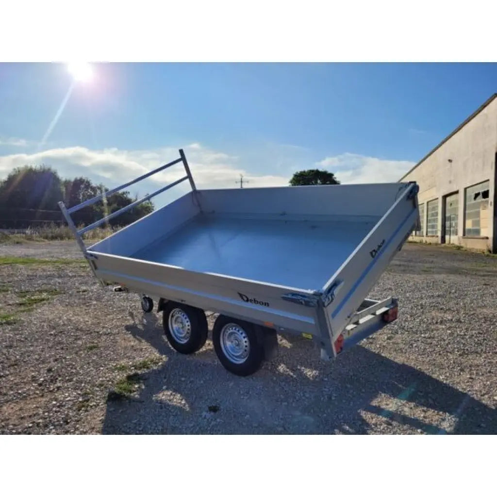 Remolque Volquete PW2.3 Debon hidráulico TRIBENNE 2 ejes