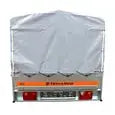 Remolque de lona basculante 125 X 205 X H110