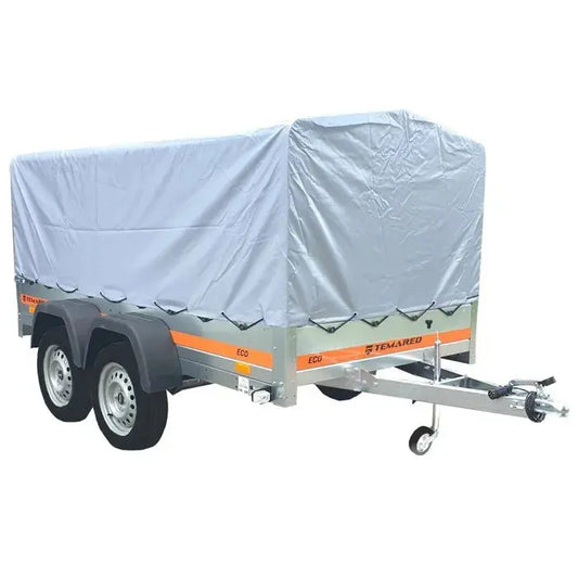 Remolque de lona basculante de doble eje TEMA 263X125cm ECO2612/2 KIPP
