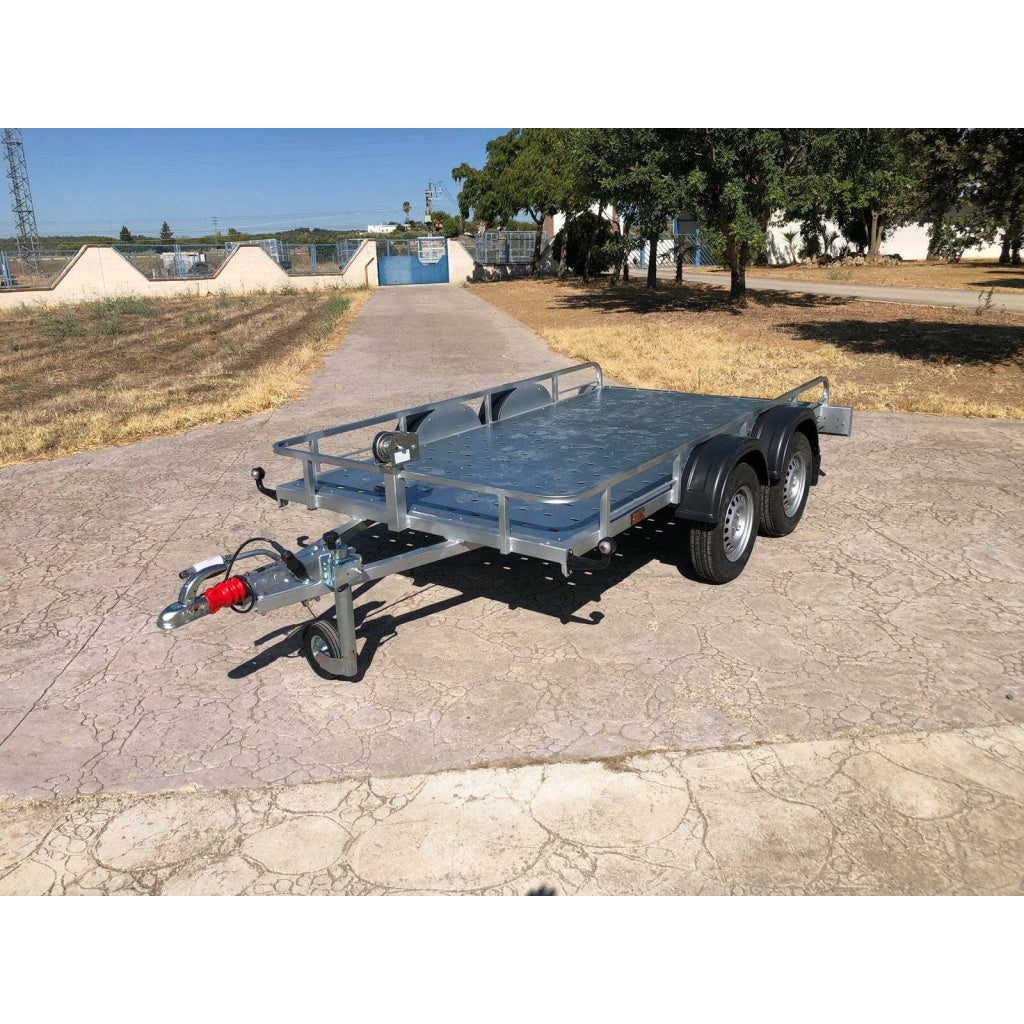 Remolque plataforma porta buggie galvanizado